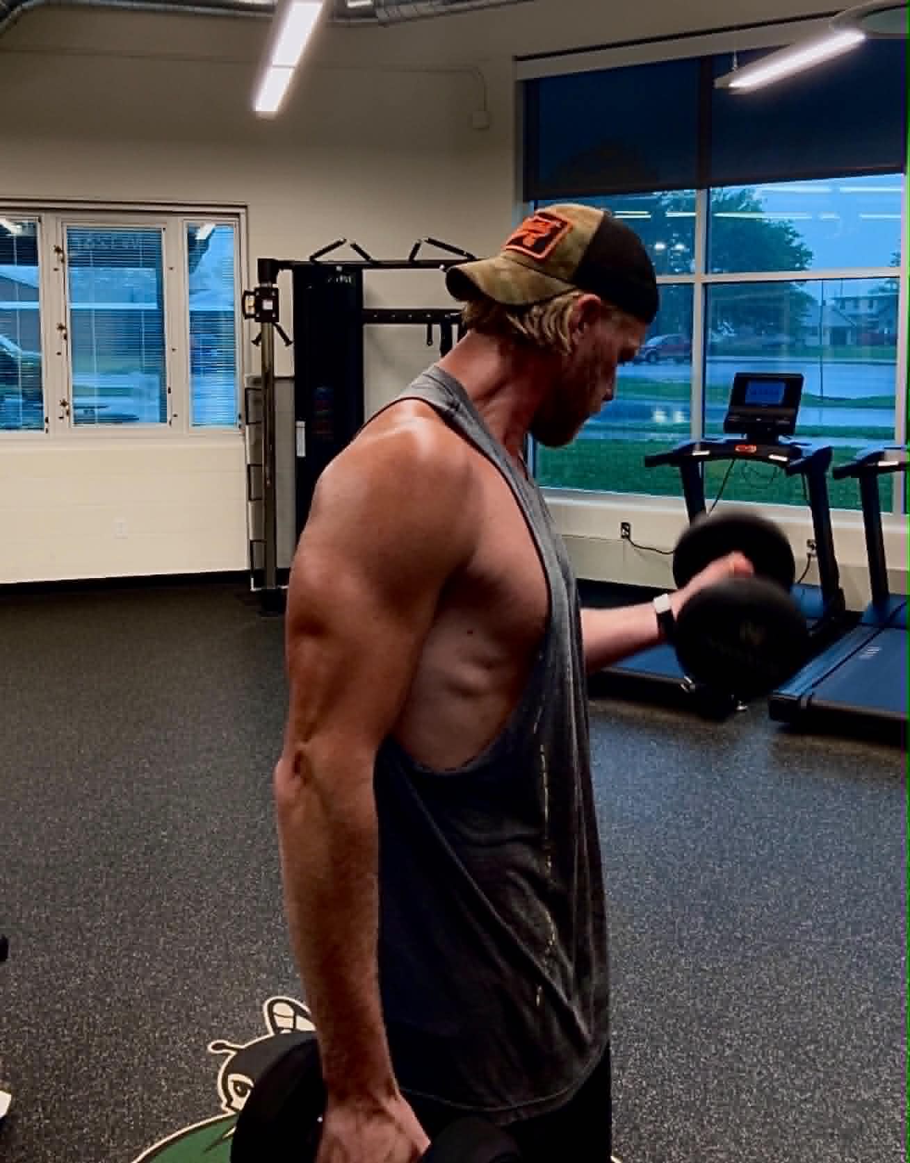 Jordan Strange training